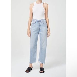 AGOLDE 90s straight crop 22 23 Nerve read